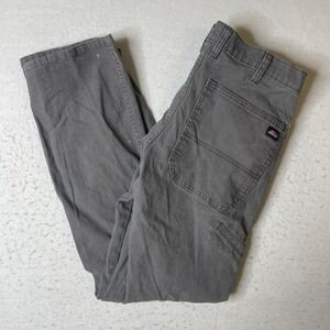 Dickies Work Pants Mens 32x32 Gray Carpenter Utility Twill Regular Fit